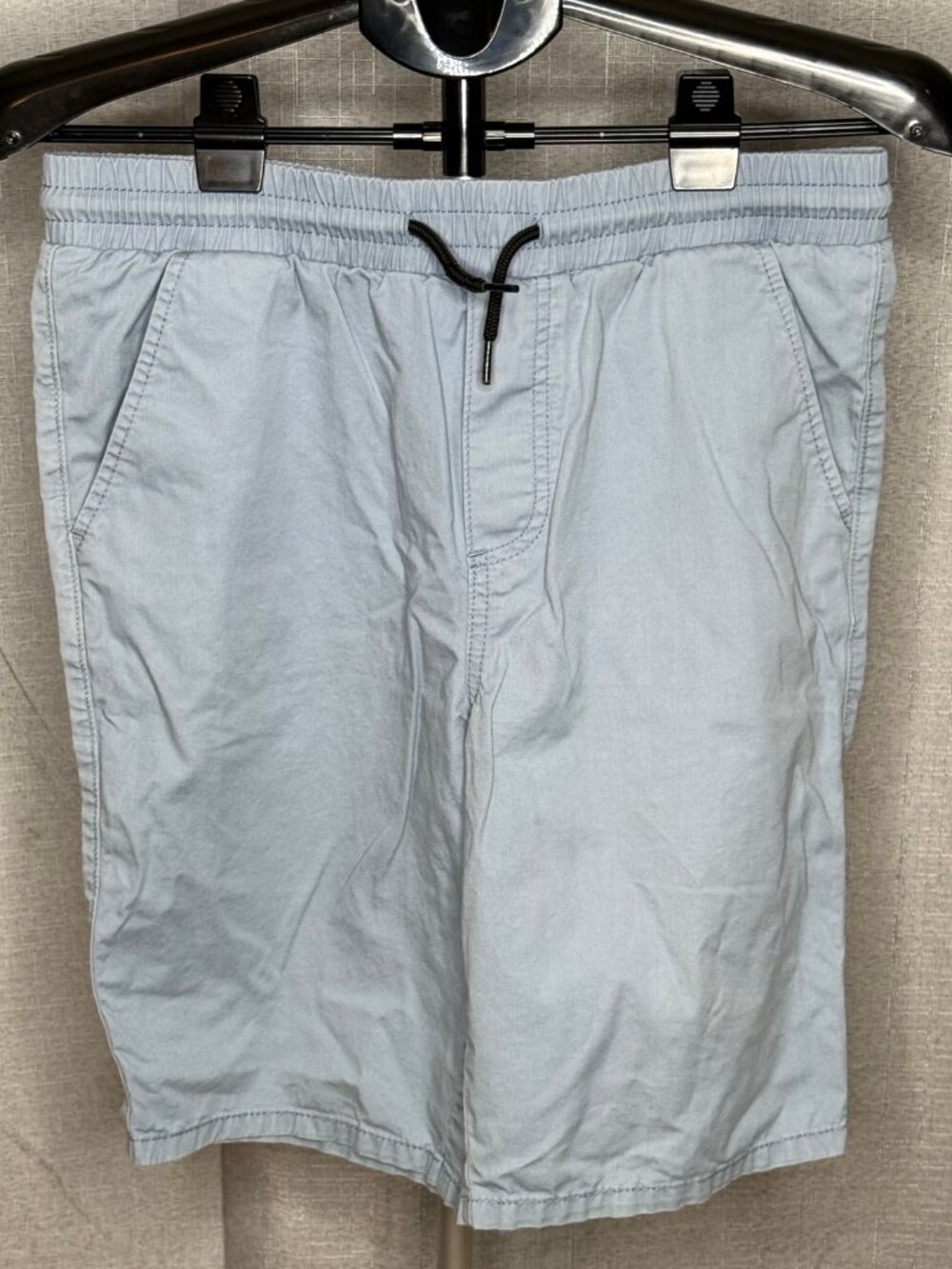 Calvin Klein - Boy's Drawstring Pull On Flat Front Chino Shorts - Size L 14/16